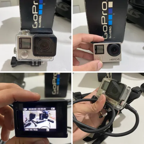 GoPro Hero 4 Silver + Kit Motovlog Completo