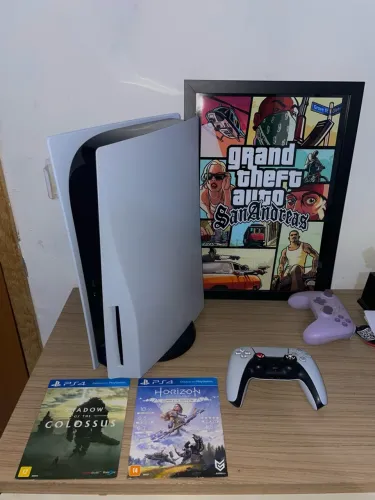 Ps5 leitor e dois jogos