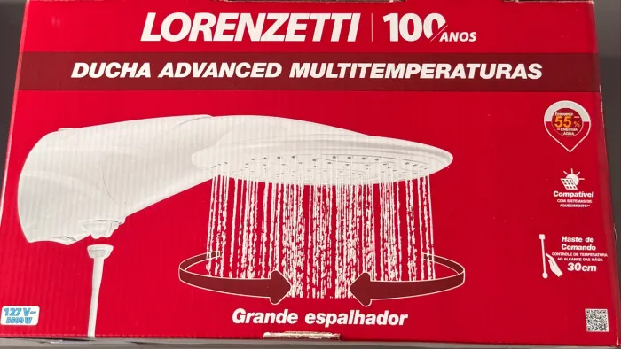 Ducha Lorenzetti Advanced Multitemperaturas - NOVA 127 V | 5.500 W