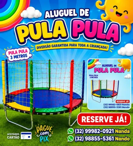 Aluguel de pula pula