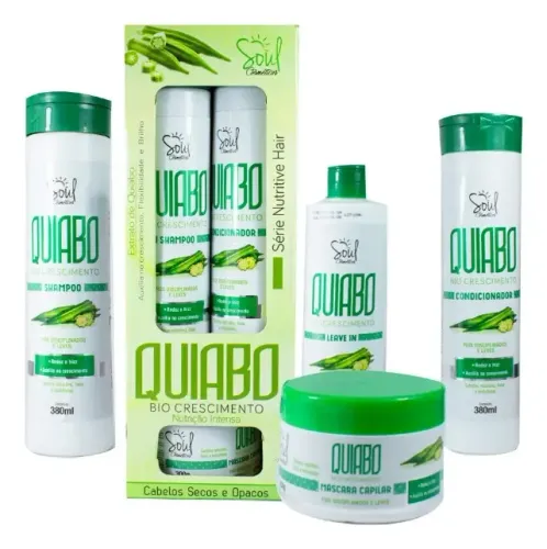 Kit Capilar Quiabo Soul Cosméticos