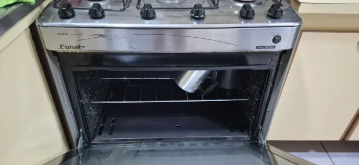 Fogão Esmaltec Ágata 5 bocas com forno