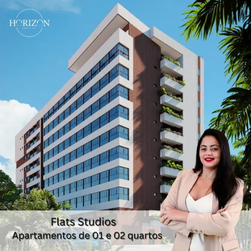 Excelentes Flats Studios com Lazer Completo à Beira Mar de São José da Coroa Grande
