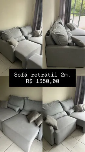 Sofá retrátil 2m