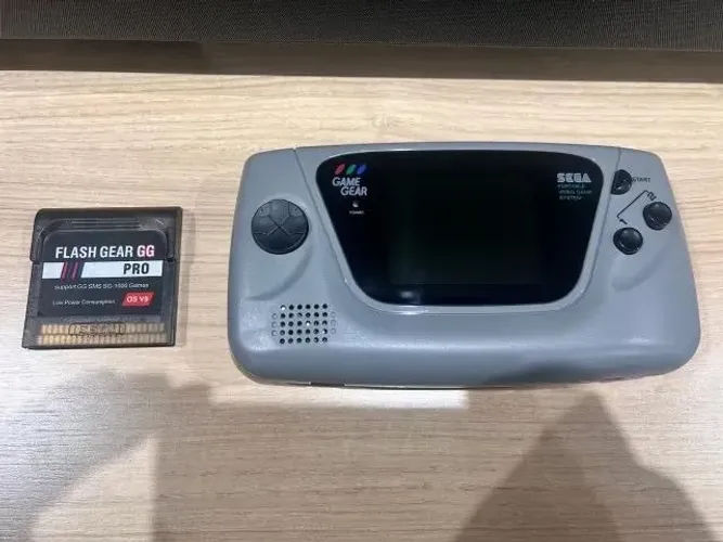 Sega Game Gear + Tela IPS + Flash Gear com placa SYF
