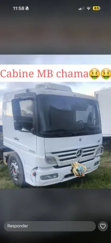 Cabine Scania Mercedes