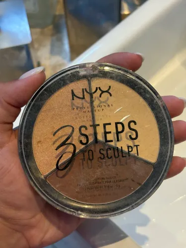 Nyx 3 steps contorno pó e iluminador 