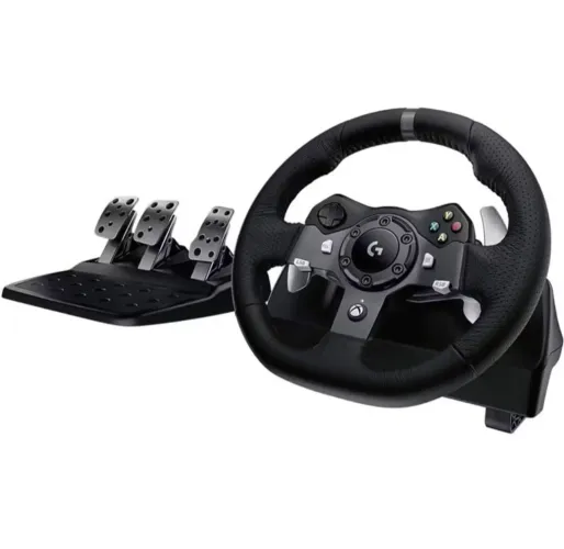 Novo Open Box - Volante Logitech G920 P/ Xbox One, Series S, X + Câmbio