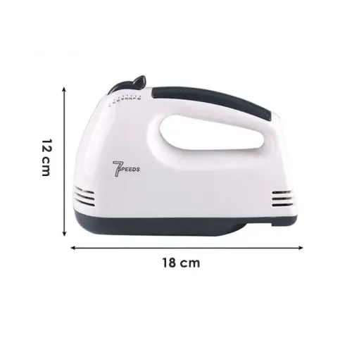 Mini Batedeira Portátil 7 Velocidades 260W Batedores Massas Clara 220v