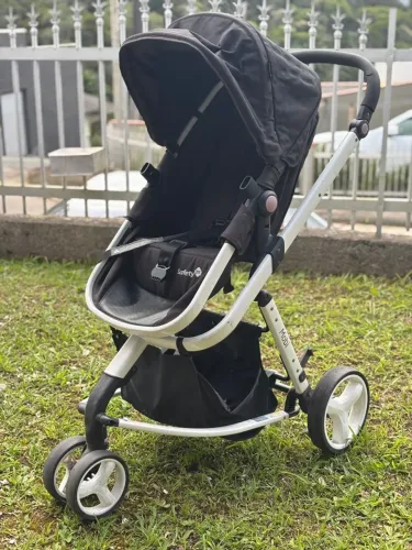Carrinho de Bebê Safety 1st Mobi + Bebê Conforto com Base Veicular - Completo
