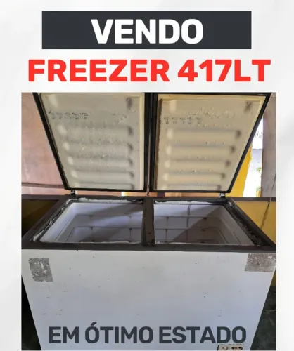 VENDO FREEZER 417LT 2 TAMPAS