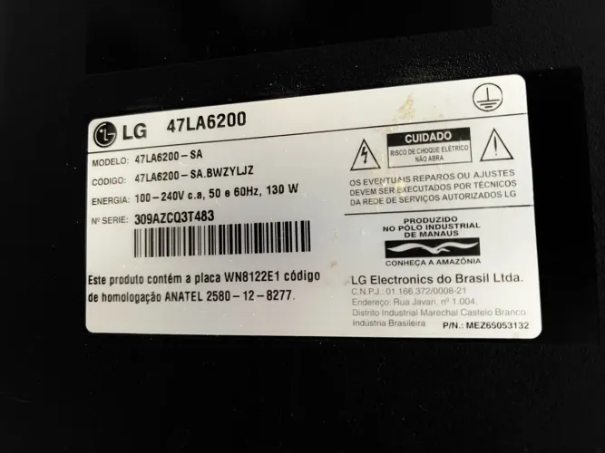Tv LG 47 polegadas