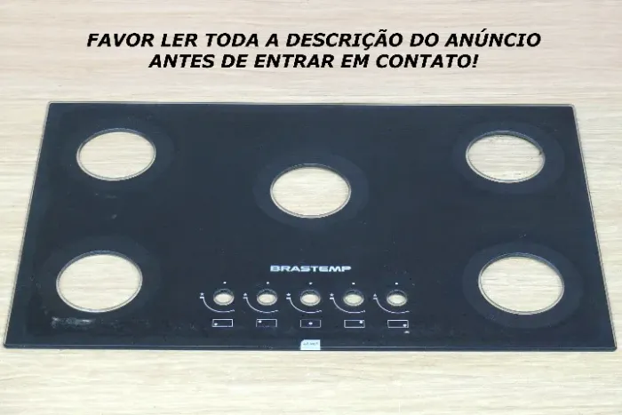 Vidro cooktop Brastemp Ative