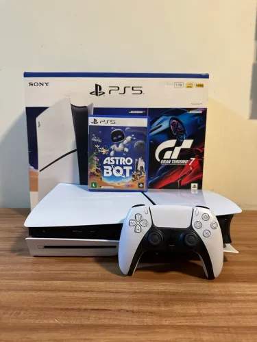 Ps5 Slim 1TB mídia Física e digital !!