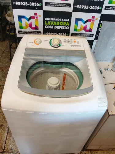 Máquina de lavar Consul 10 kg, funcionando perfeitamente com garantia de 3 meses