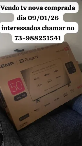 Vende-se tv 50 polegadas nova