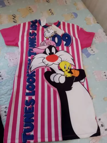 Vestido Piu Piu Tamanho 10 infantil marca Momi