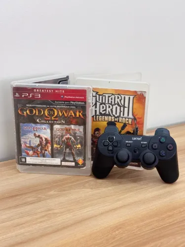 CONTROLE + JOGOS PS3