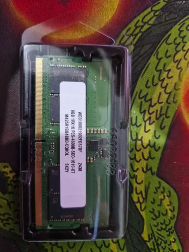 Memória RAM Samsung 8gb DDR5 4800MHz NUNCA USADA !