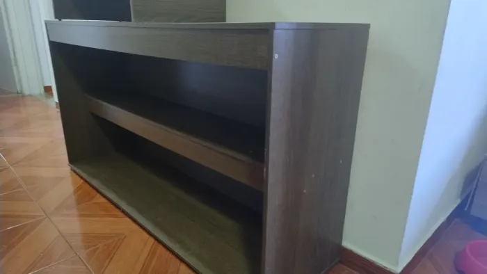 Livreiro Estante Organizador Cor Tabaco em MDF