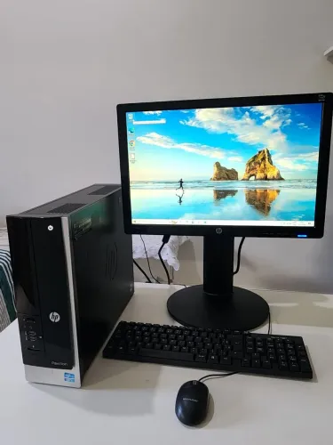 Computador HP Slim i5 COMPLETO, SSD RAM e WINDOWS