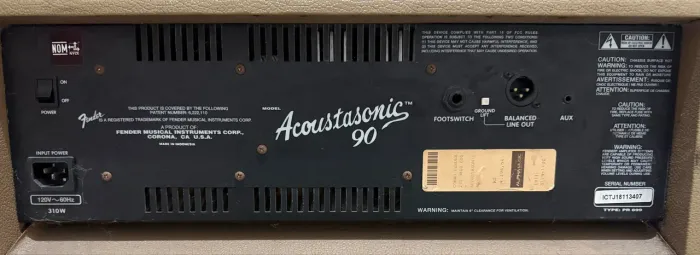 Caixa Violão Acoustasonic 90