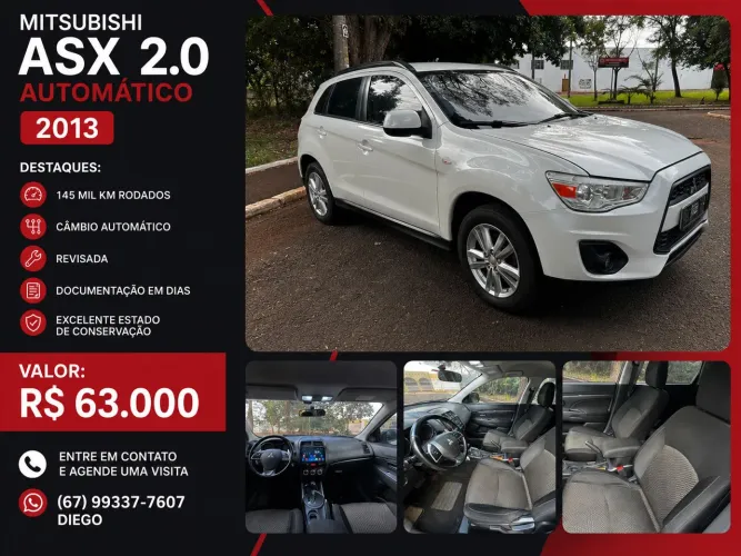 Mitsubishi ASX 2.0 16V 160cv Aut. 2013