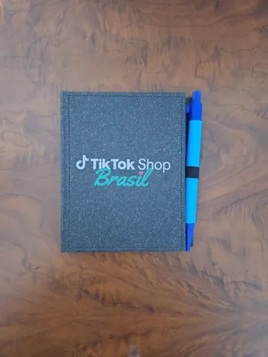 Caderno de anotações Tik Tok Shop Brasil