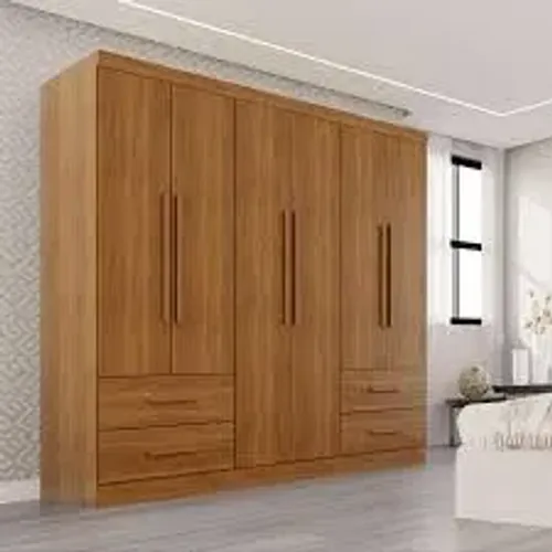 Guarda Roupa Texas 6Pts 4Gvs Cinamomo Salleto - Entrega Rápida!