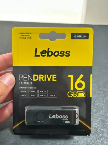 PEN DRIVE 16GB LEBOSS USB 2.0