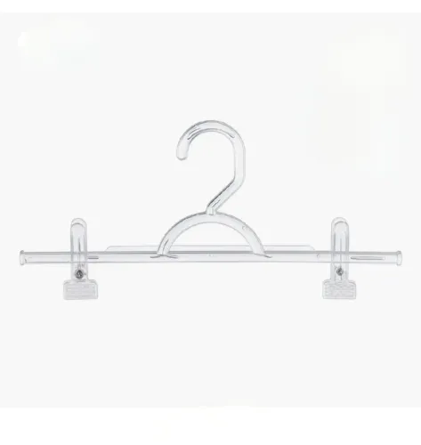 Cabide acrílico com presilhas