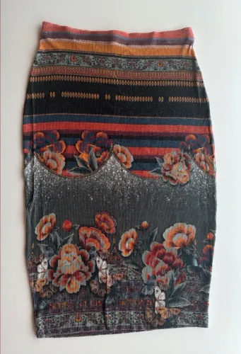 Saia malha canelada Dress to M