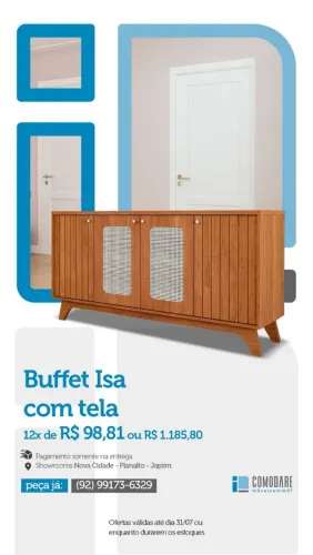 BUFFET ISA C/TELA