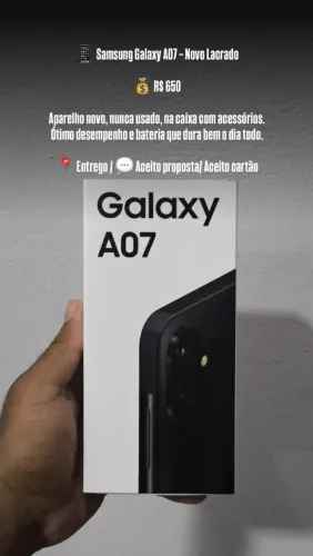 A07 novo (lacrado)