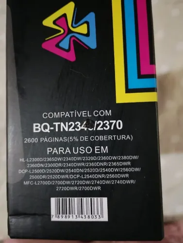 Toner Compativel BQ-TN 2370 novo