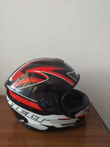 Capacete helt new race glass 