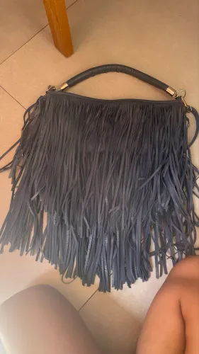 Bolsa de franjas vintage