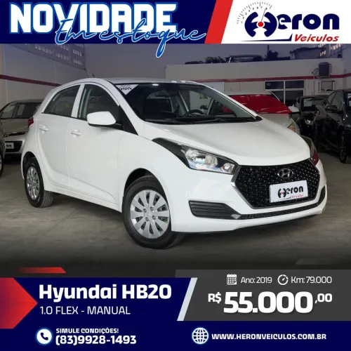Hyundai HB20 Unique 1.0 Flex 12V Mec. 2019