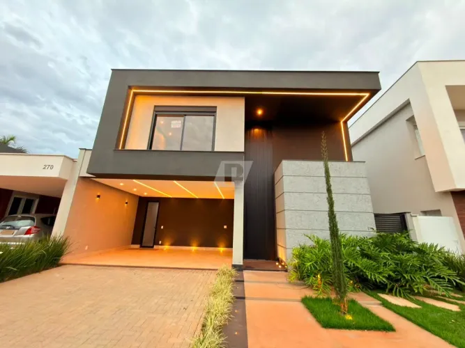 Casa de luxo em condomínio à venda em Piracicaba-SP, 4 quartos, 3 suítes, 262 m² - Villa D