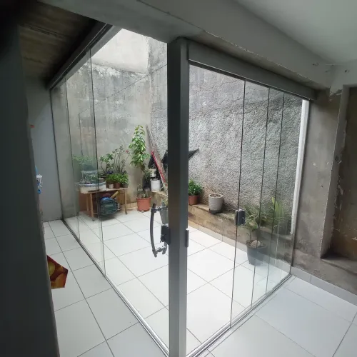 Portas de vidro deslizante 