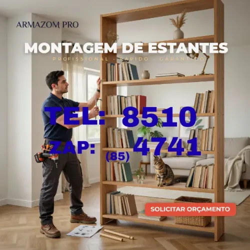Montador de móveis. Montagem cuidadosa para maior durabilidade dos móveis.