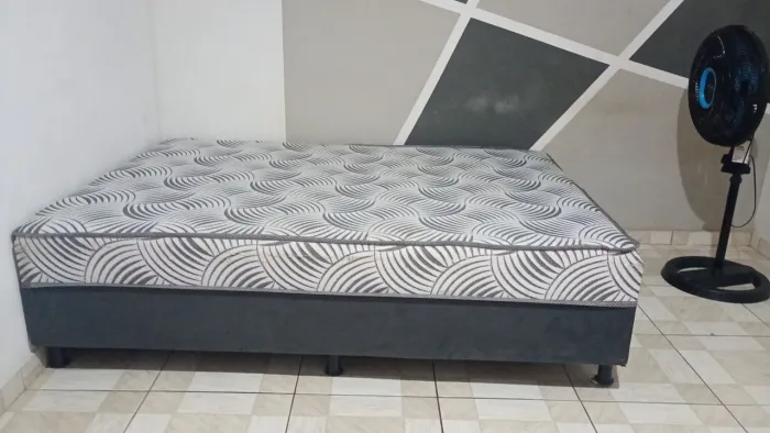 Cama box casal completo