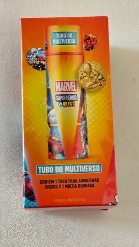 Tubo do Multiverso + moeda dourada Bistek. Lacrado, Novo