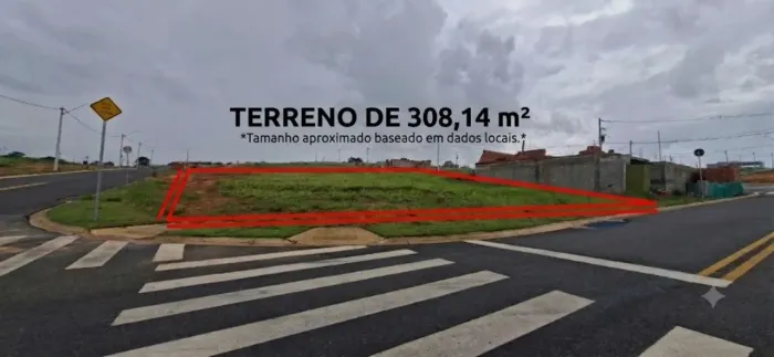 TERRENO DE ESQUINA À VENDA - CONDOMÍNIO JARDIM BELMONTE: 308,14 m² de oportunidade imperdí