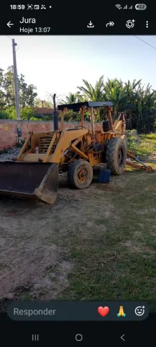 Reto escavadeira funcionando