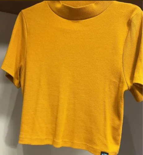 cropped amarelo Galápagos