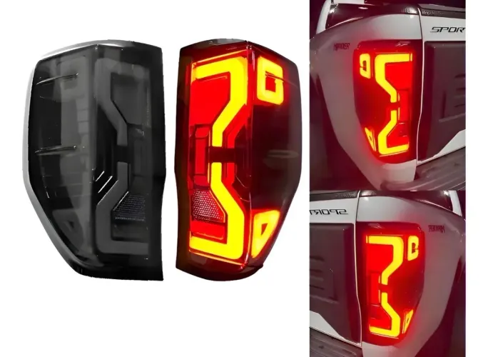Par Lanternas Ranger 2013 a 2023 Full Led sequencial - Estilo raptor F150