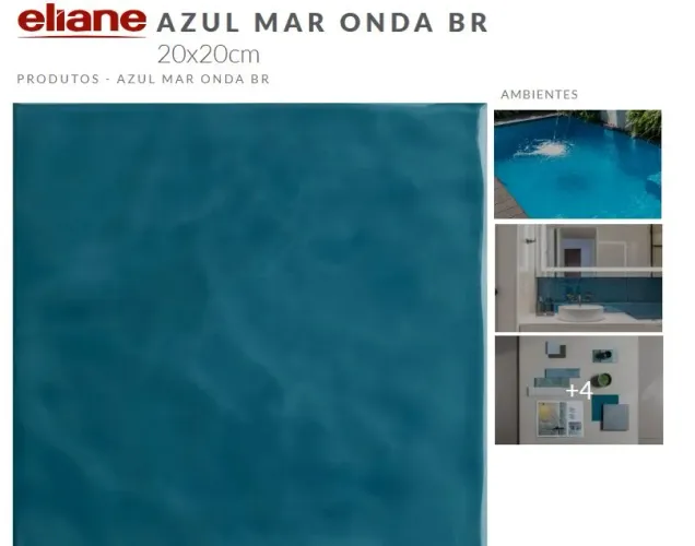 Revestimento para piscina, banheiro e cozinha