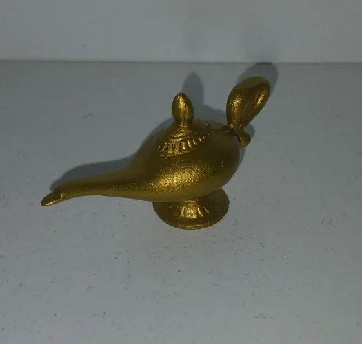 ACESSORIO BONECO MINIATURA LAMPADA MAGICA DO ALADDIN ORIGINAL SERVE EM BONECA