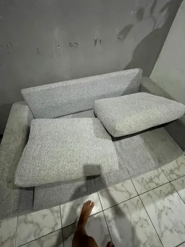 Sofá e puf 